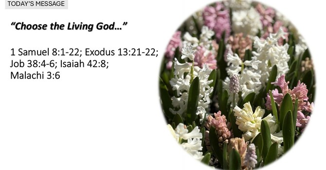 “Choose the Living God”