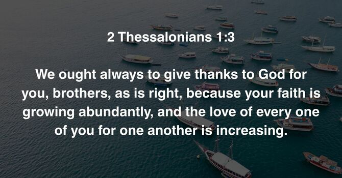2 Thessalonians 1:3 image