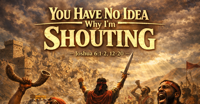 You Have No Idea Why I'm Shouting