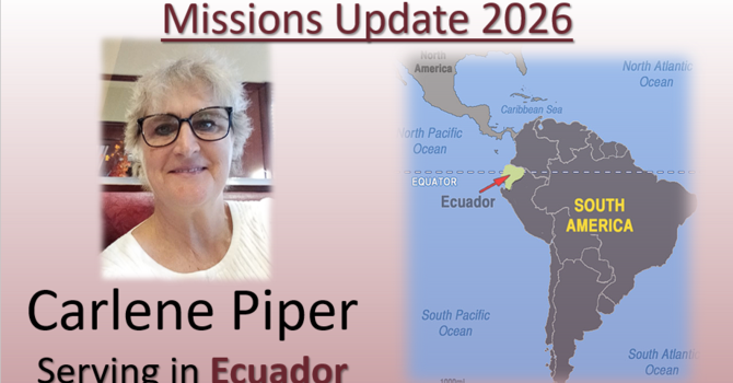 Serving in Ecuador | April 12, 2026