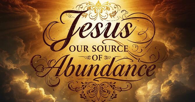 Jesus Our Source of Abundance