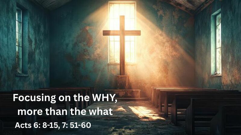 Focusing on the Why, More than the What | Pastor Jake Babinsack