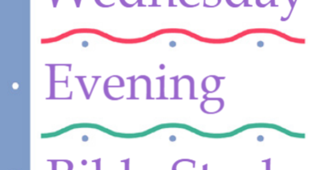 Wednesday Evening Bible Study