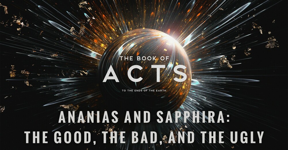"The Book of Acts: To the Ends of the Earth | Ananias & Sapphira: The Good, the Bad, & the Ugly