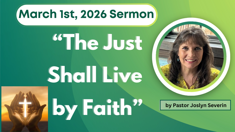 The Just Shall Live by Faith