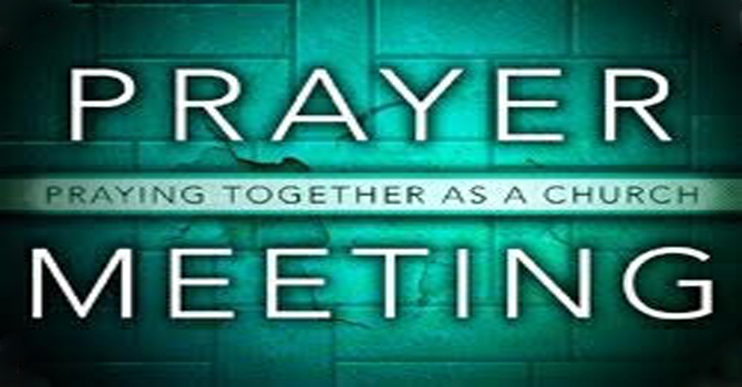 Congregational Prayer Meeting
