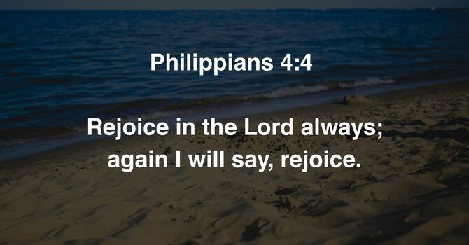 Philippians 4:4 image