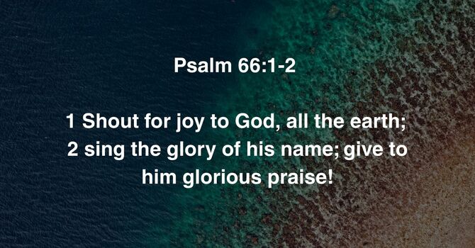 Psalm 66:1-2 image