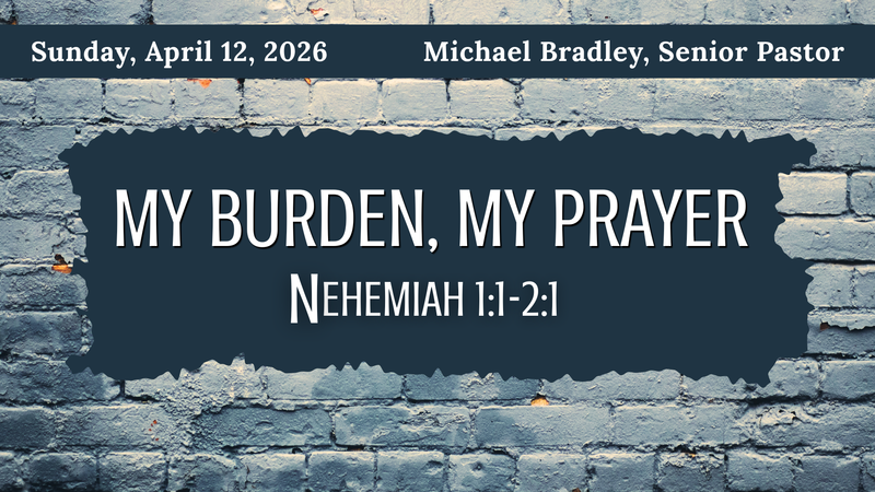 My Burden, My Prayer