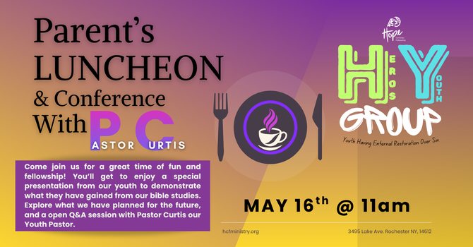 HEROs Youth Parent's Luncheon & Conference