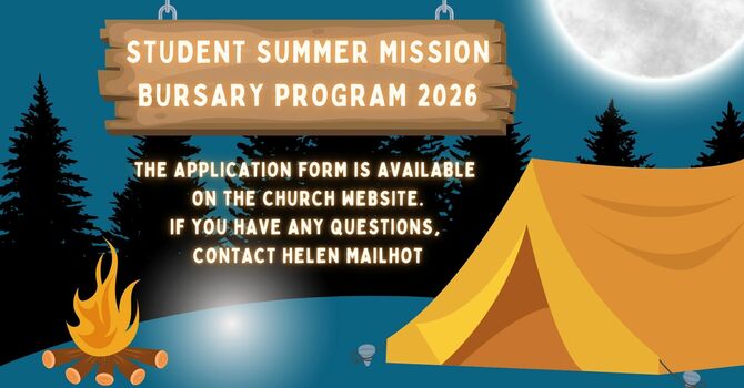 Student Summer Mission Bursary Program 2026
