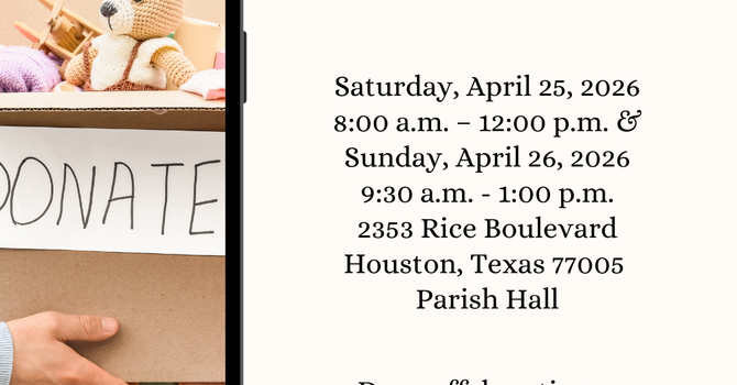 CTK's Annual Tag Sale 2026