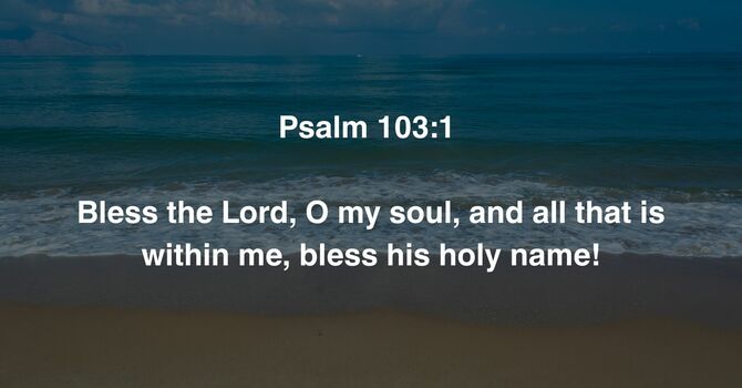 Psalm 103:1 image