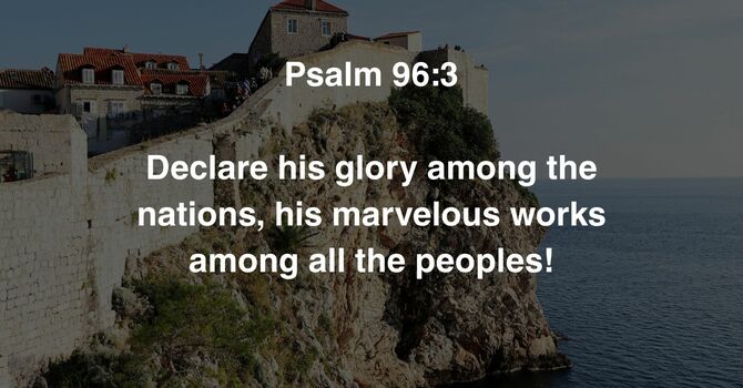 Psalm 96:3 image