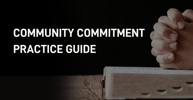 Community Commitment Practice Guide  image