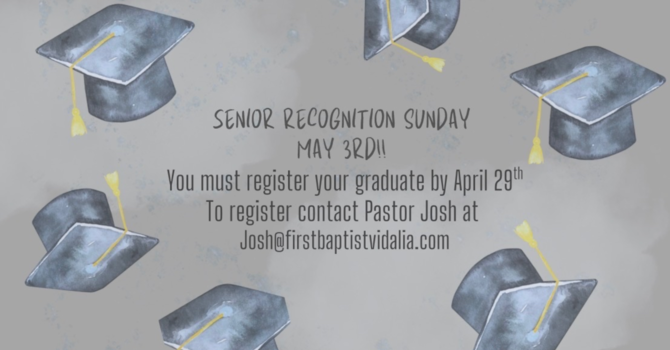 Senior Recognition Sunday