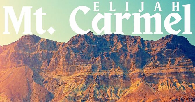 Elijah on Mt. Carmel