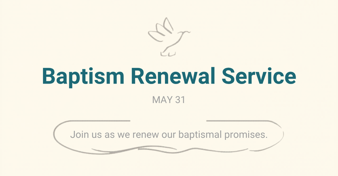 Baptism Renewal Service
