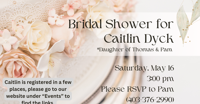 Bridal Shower for Caitlin Dyck
