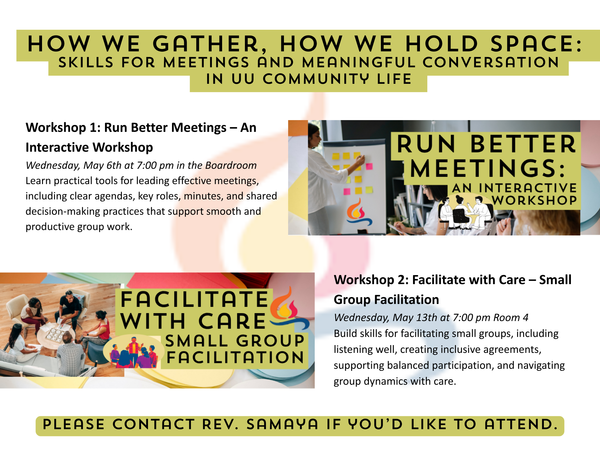 How We Gather, How We Hold Space: 