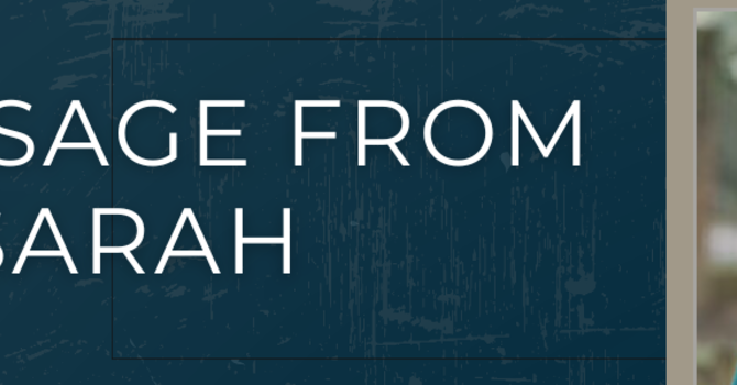 A Note from Sarah Collier image