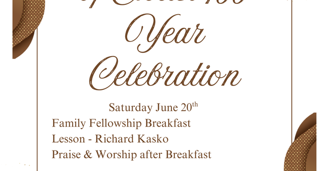 100 Year Celebration Congregational Breakfast