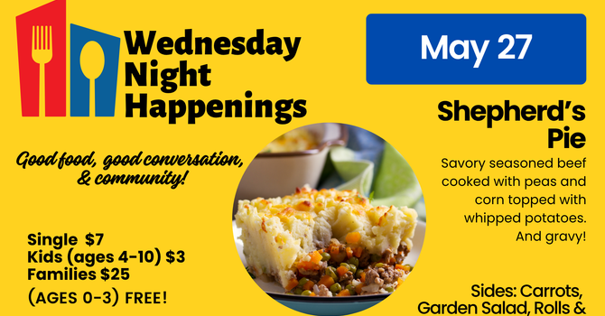 Wednesday Night Happenings