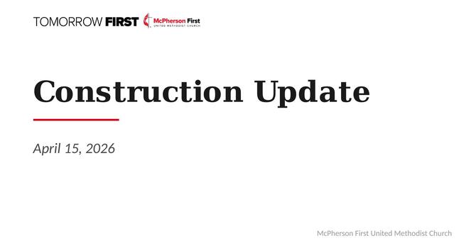 Ceiling Tiles Return: Week 8 Construction Update