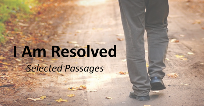 I am Resolved!