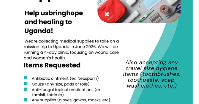 Medical Supplies for Uganda 