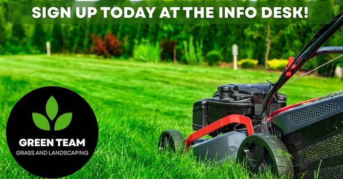 Help Needed on the Green Team!