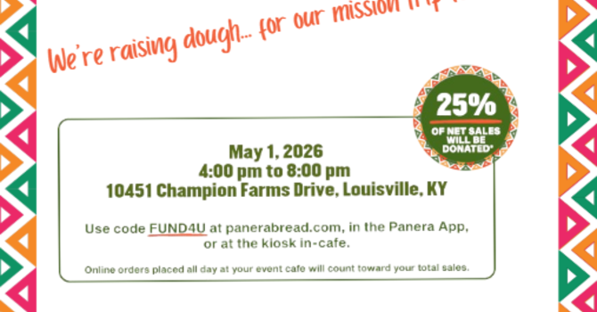 Panera Fundraiser for Youth