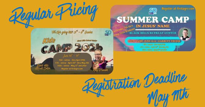 Regular Pricing Deadline for Kids & Teen Camps