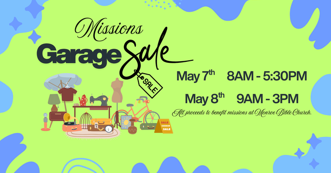 Missions Garage Sale
