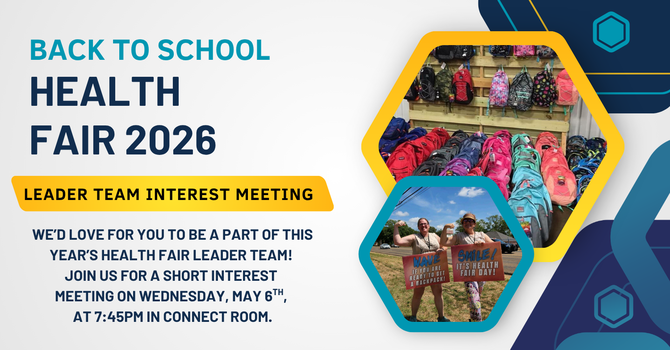 Health Fair Leader Team Interest Meeting