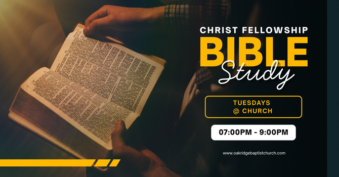 Tuesday Bible Study