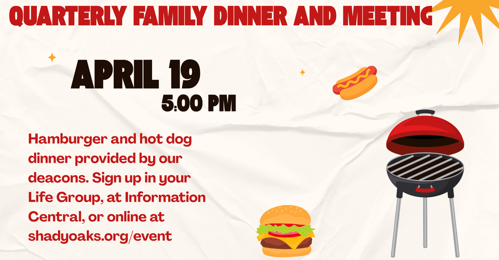 Quarterly Family Dinner