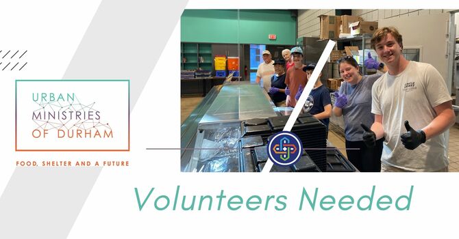 Thur April 23: Volunteers Need at Urban Ministries image