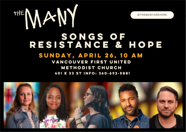 "The Many" joins VanFUMC for worship!