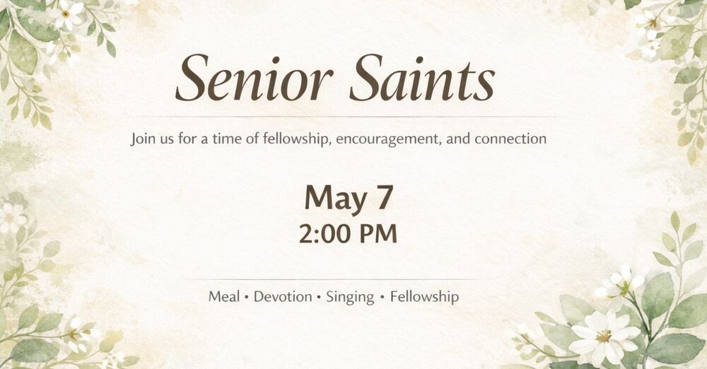 Senior Adult Ministry