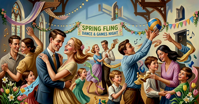 Spring Fling Dance and Games Night