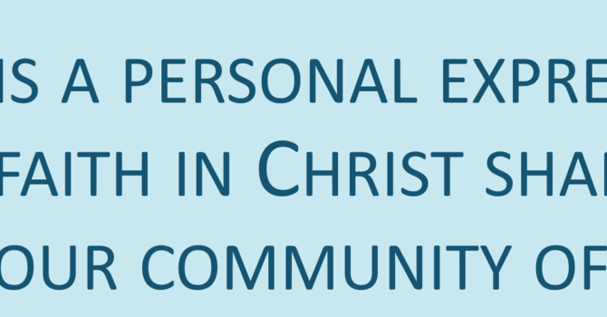 Baptism Class