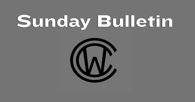 Sunday Bulletin