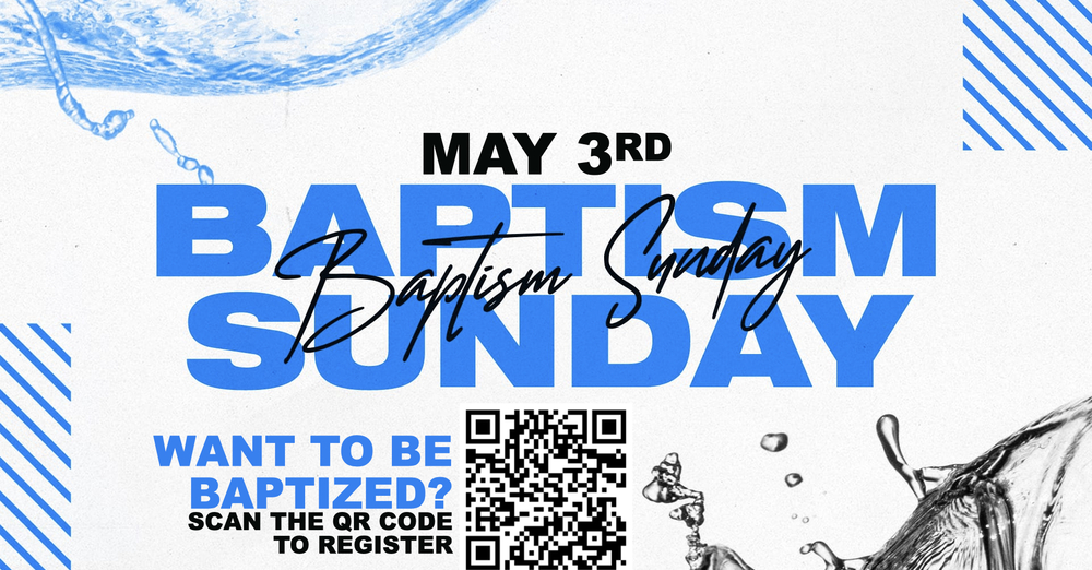 Baptism Sunday