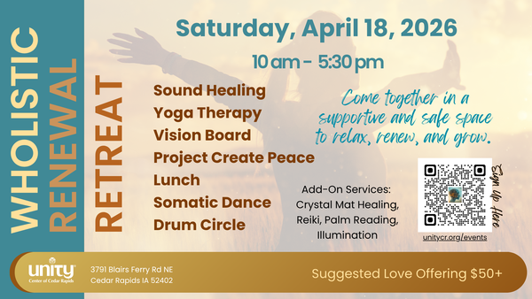 April 18 - Wholistic Renewal Retreat 