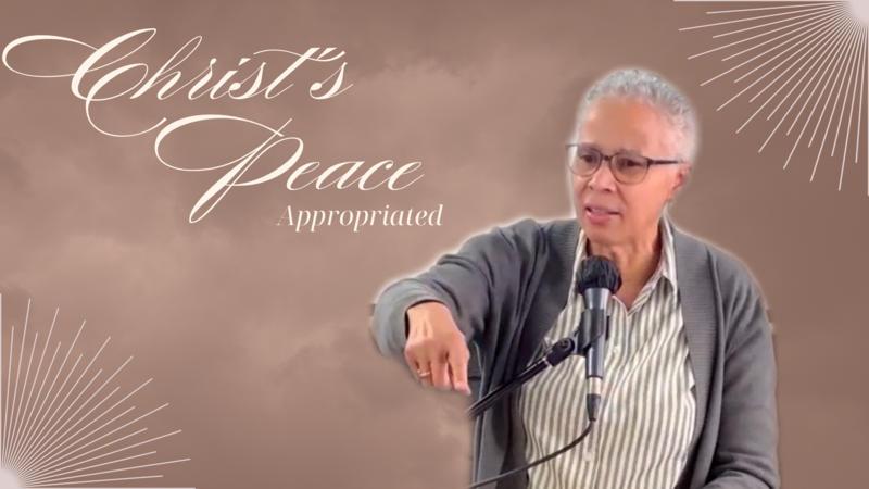 Christ's Peace Appropriated