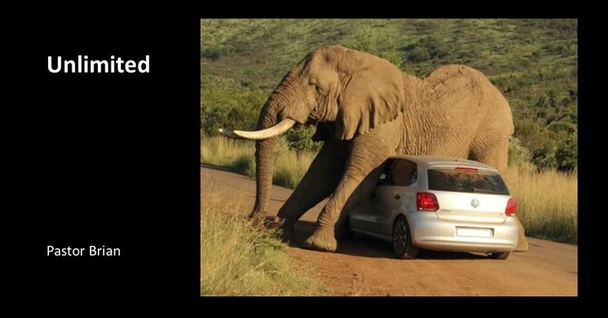 "Unlimited" by Pastor Brian Oxman