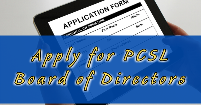 Application for PCSL Board of Directors (2026)