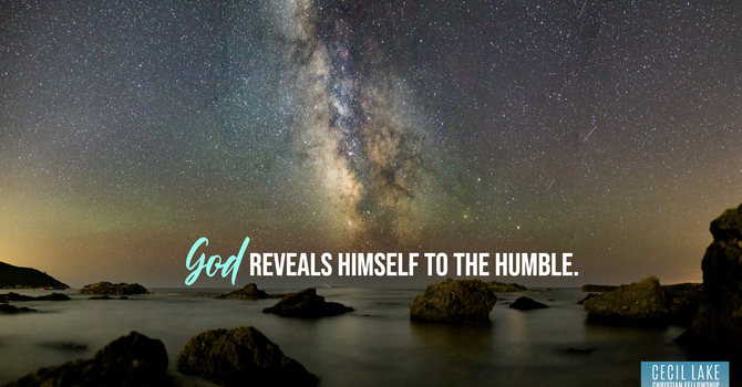“REVELATION TO THE HUMBLE” image