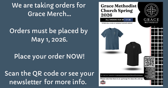 Grace Merchandise Available For Sale image
